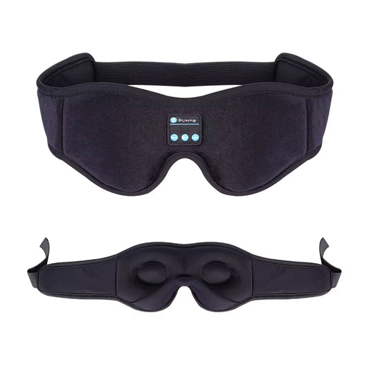 Bluetooth Sleeping Headphones 3D Eye Mask Wireless Headband Soft Elastic Comfortable Music Earphones Sleep Mask for Travel Nap