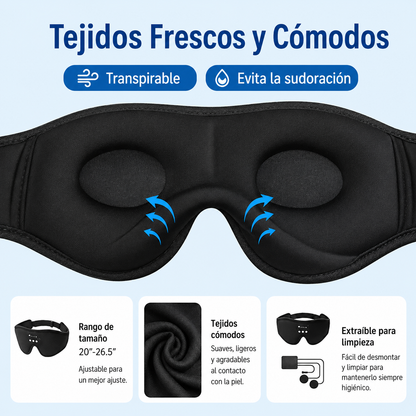 Máscara de Sueño Bluetooth