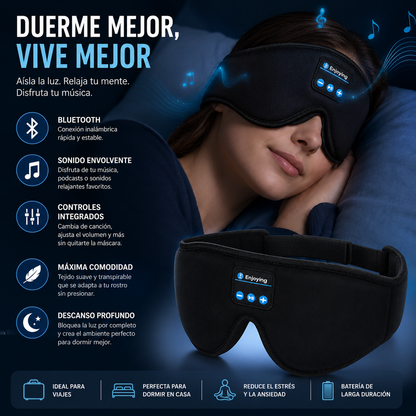 Máscara de Sueño Bluetooth